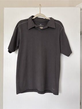 Patagonia Men's Short Sleeve Polo Shirt - Charcoal